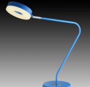 Настольная лампа синяя с кольцевой лампой (OK025/A (D))