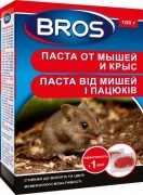 Средство родентицидное BROS паста от мышей и крыс 100 г MKU-61583