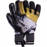 Перчатки вратарские GK-008 SOCCERMAX р-р 9 Белый-черный-золотой