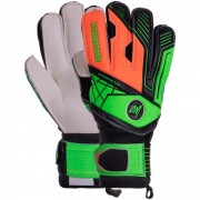 Перчатки вратарские GK-009 SOCCERMAX р-р 9 Cалатовый-оранжевый-черный