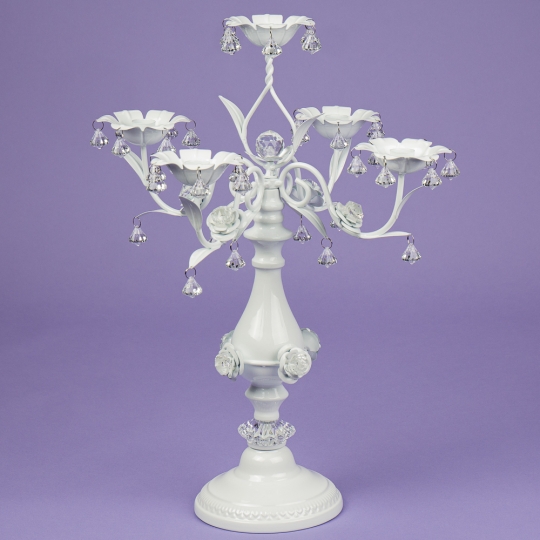 Свічник на 5 свічок із кристалами Elso (2011-008)