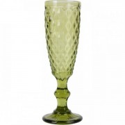 Набор бокалов под шампанское Art Elegant зеленый VB621