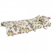 Кровать на ламелях с постелью d25 мм Бязь Цветы полевые Vitan 2110109