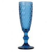 Набір келихів під шампанське Art Elegant синій VB790