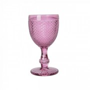 Набор декоративных бокалов крашенное стекло Art Versailles фиолетовый VB843