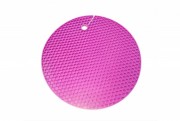Подставка под горячее Kamille силиконовая D18х0,7см фиолетовый