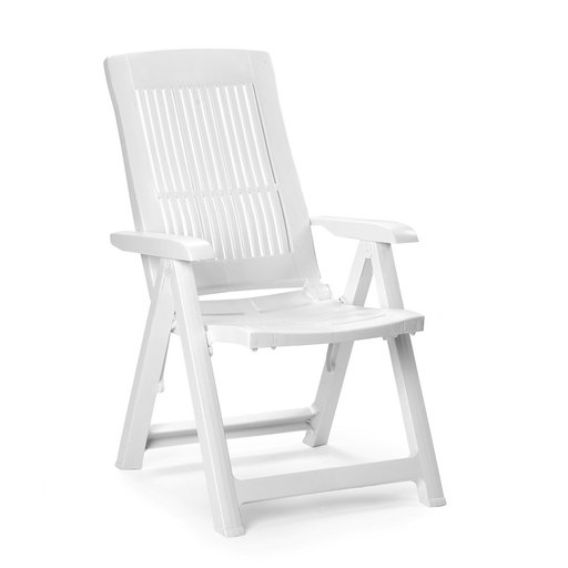 Кресло раскладное leroy Tampa белое 60х61х109 см 11915540