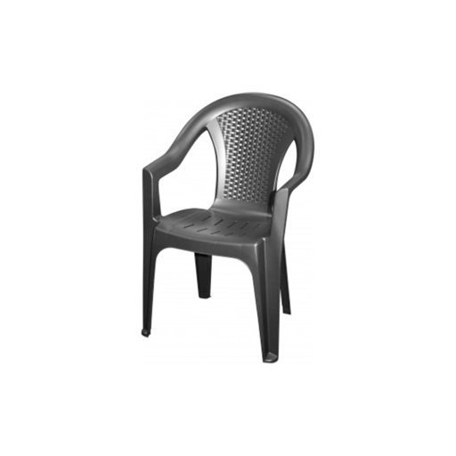 Крісло садове пластикове leroy ProGarden чорне 12065746