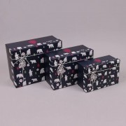 Комплект коробок для подарков Flora 3 шт. 40890