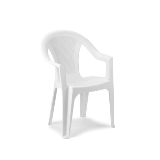 Крісло садове пластикове leroy ProGarden біле 12069253