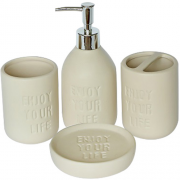 Набір аксесуарів для ванної кімнати керамічний EYL MSN-888-06-029