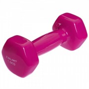 Гантель для фитнеса Zelart TA-2777-1,5 Розовый