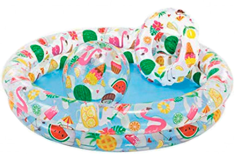 Надувной детский бассейн с кругом и мячом Intex 5946-2