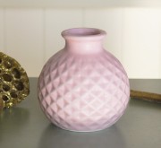 Декоративна ваза кераміка ромб h11см Present 1019743-1Р рожевий