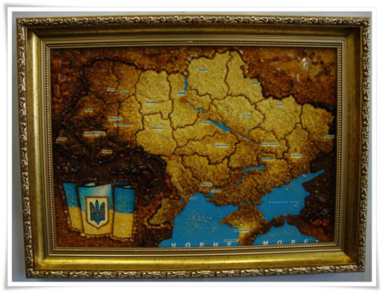 Карта Украины сложная Present Г-66 30*40