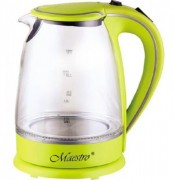Чайник електричний Maestro GREEN скляний 2000Вт 1,7л MAE-MR-064-GREEN