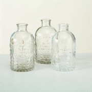 Набор 3х ваз  стекло h12см Present 4019400 прозрачный