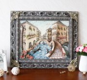 Картина рельефная Венеция мостик Present КР 905 цветная