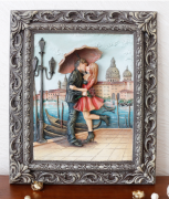 Картина рельефная Пара под зонтом Present КР 910 цветная