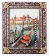 Картина панно Венеция. Причал Present КР 907 цветная