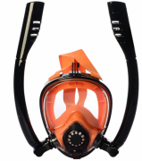 Маска для плавания Intex X16418 S/M Оранжевая