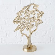 Декоративне дерево на підставці алюміній h32см Present 2004017 Золото