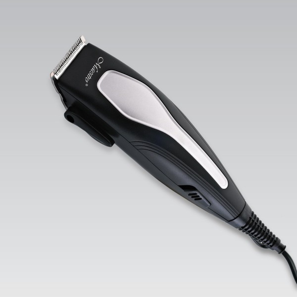 Машинка для стрижки волосся Maestro 15Вт, 4 змінні гребінці (3,6,9,12) MAE-MR-651C-GREY