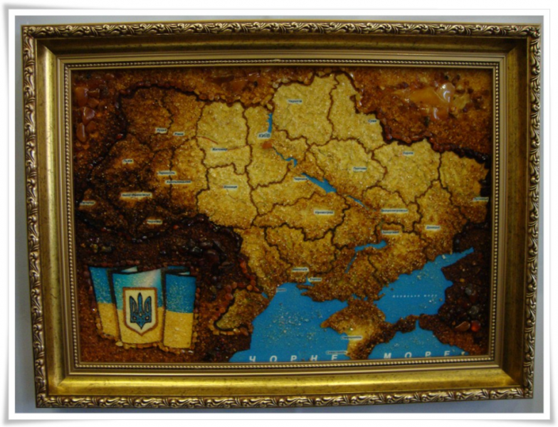 Карта Украины сложная Present Г-66 40*60