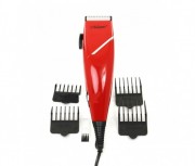 Машинка для стрижки волосся Maestro 15Вт 4 змінних гребеня (3,6,9,12) червона MAE-MR-653C-RED