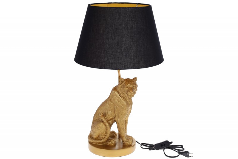 Лампа настільна Bon Золотий Тигр 447-337 59см, колір - золото з чорним