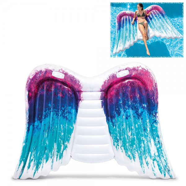 Пляжний надувний матрац Intex 58786 Крила ангела