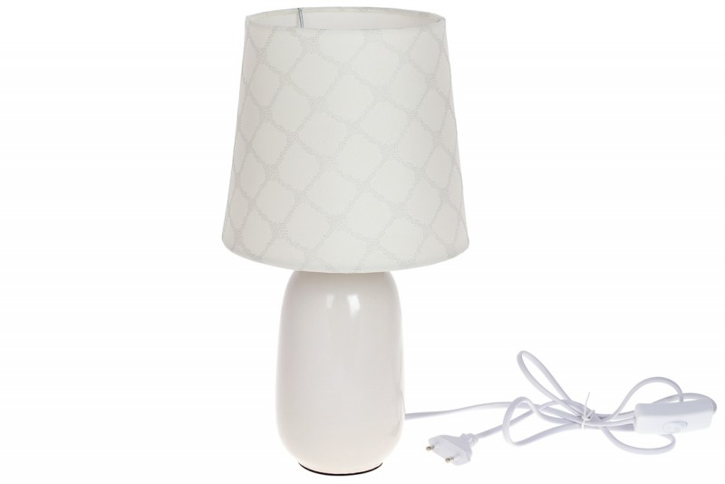 Лампа настольная Bon 242-172, 34см цвет - белый