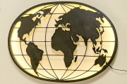 Настенный светодиодный ночник карта мира Present L99см 1003887