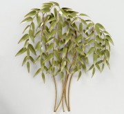 Настенный декор дерево Бамбук W 88 см, L 10 см, Н 92 см металл Present 1021529