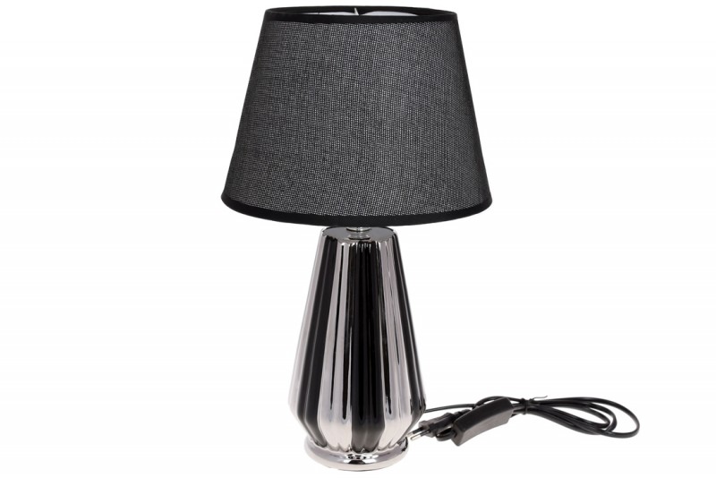 Лампа настільна Bon 437-287 колір - чорний зі сріблом