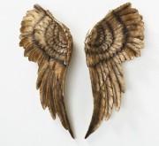 Настенный декор Крылья ангел комплект, W 6 см, L 22 см полистоун Present 2001147 Золото