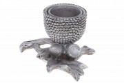 Декоративный подсвечник Bon Желудь 447-332 цвет - серебро