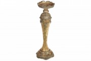 Декоративний свічник Bon Аркадія 440-819, 36см, колір - зістарене золото