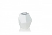 Подсвечник полигональный  керамика 9.5*9.5*10 см Present 2504-10 белая