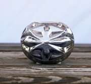 Свічник Gaya зірка кераміка h9см Present 2109800-2 Срібний