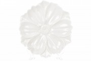 Набір декоративних тарілочок Bon Квітка 727-255 (3 шт.), 24см, колір - білий