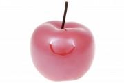 Набір декоративних яблук Bon 733-335 (4 шт.) 15.5см, колір - полуничний перламутр