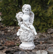 Ангел с арфой светящийся Present 34 см СП505-4 св