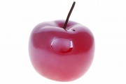 Набір декоративних яблук Bon 733-450 (4 шт.), 15.5см, колір - темно-червоний перламутр