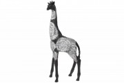 Декоративная фигура Bon Жираф 450-899, 51см, цвет - черный с серебром