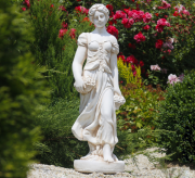 Садова скульптура Богиня Літа Present 84х26х28 см ССП12038 Крем