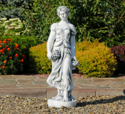 Садова скульптура Богиня Літа Present 84х26х28 см ССП12038 Сірий