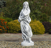 Садова скульптура Богиня зими Present 25x24x83 см ССП12040 Сірий