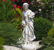 Садовая фигура Богиня Осени Present 82х24х26 см ССП12039 Крем