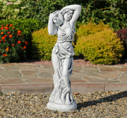 Садовая скульптура Дама с кувшином Present 83х26х23 см ССП00884 Серый